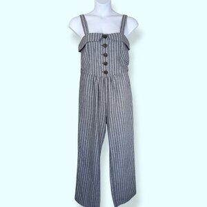 Ci Sono Striped Jumpsuit